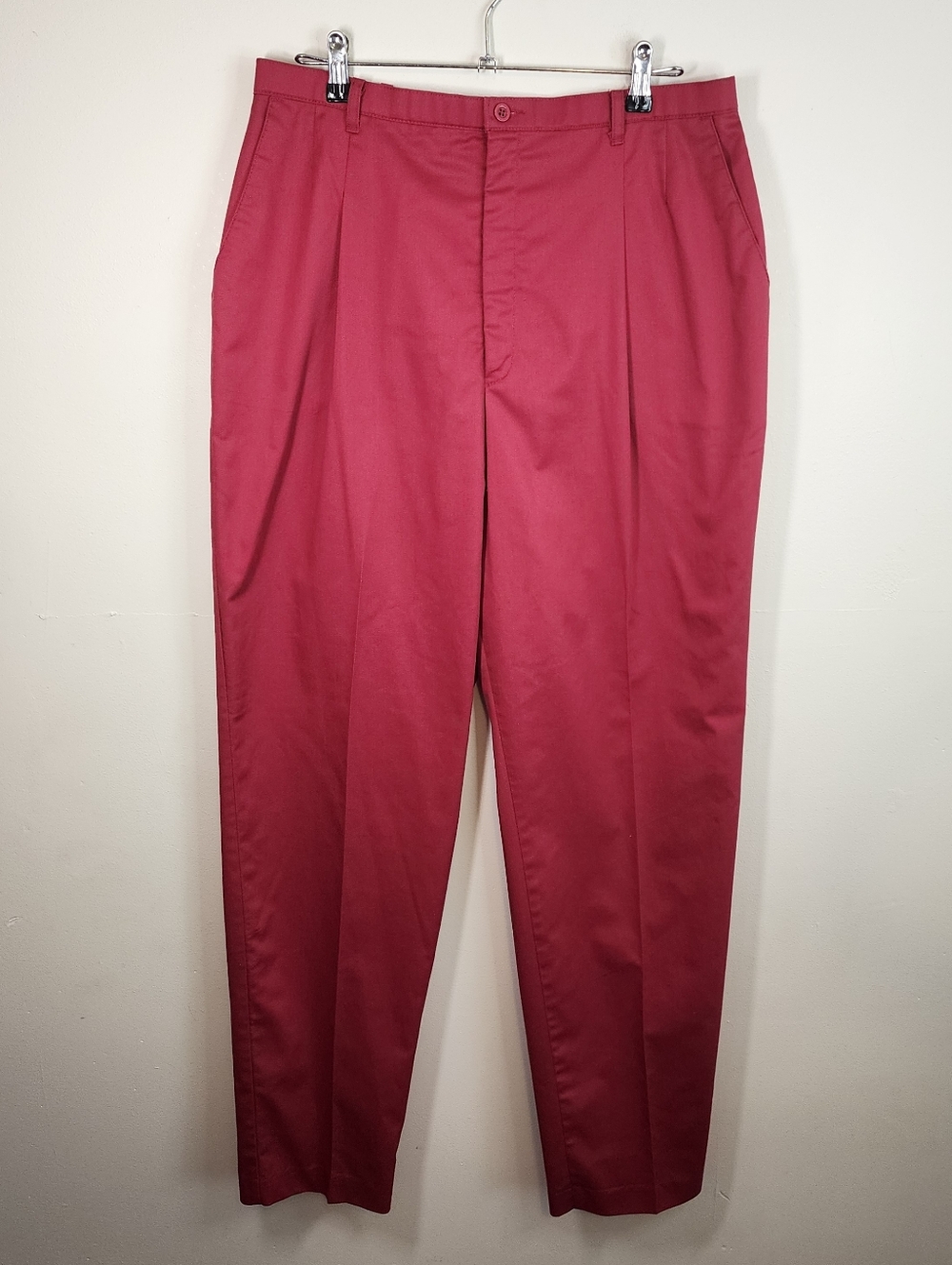 Vintage 1990s Levi's Travelers Size 18 Pants Womens Pleated High Rise Red